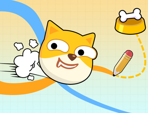 Jogo Doge Rush Draw Home Puzzle  online