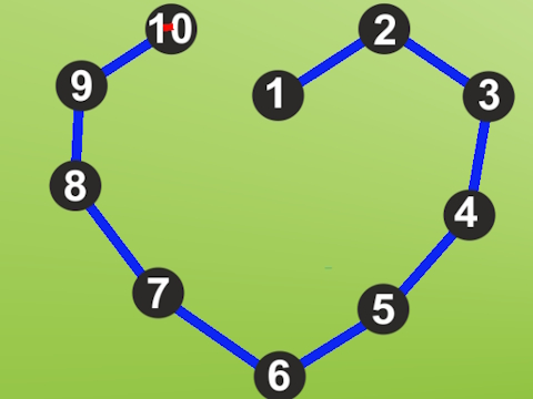 Jogo Formas usando pontos  online