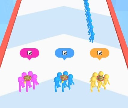 Jogo Conte Master Match Color Run  online