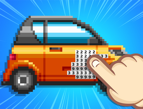 Jogo Pixel Fun Color by Number  online