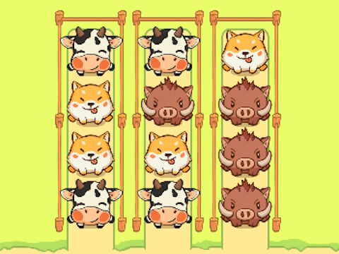 Jogo Puzzle de jogo fofo do tipo de animal  online