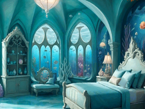 Jogo Escape de tesouro da sereia  online