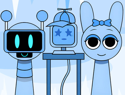 Jogo Caixa de música huggy mix sprunki  online