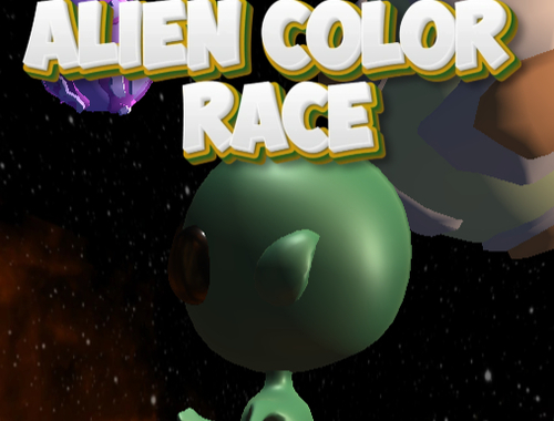 Jogo Corrida de cores alienígena  online