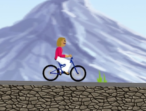 Jogo Velocidade do painel de bicicleta e corrida de equilíbrio  online