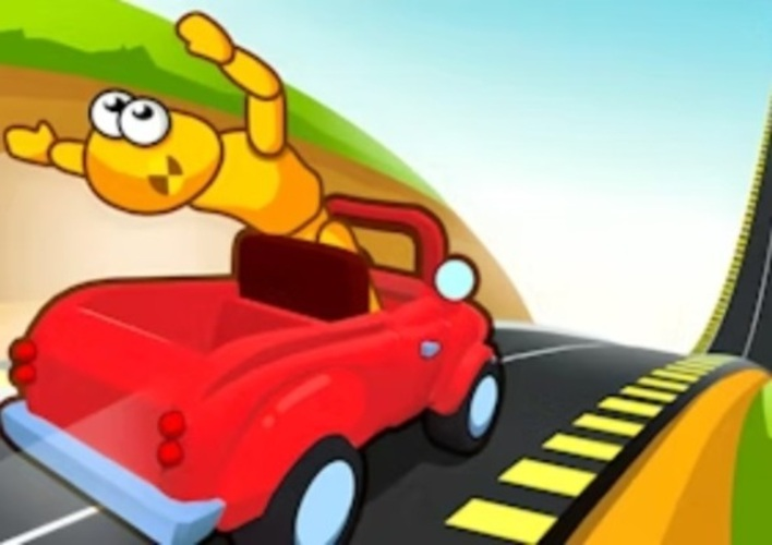 Jogo Teste de acidente de carro em declive  online