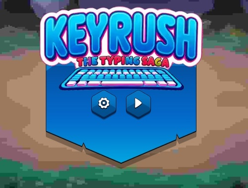 Jogo Rush -chave - saga de digitação  online