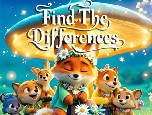 Jogo Encontre as diferenças: Fox amigável  online