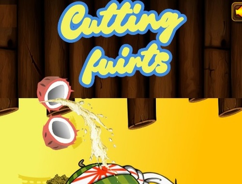Jogo Cortando frutas  online