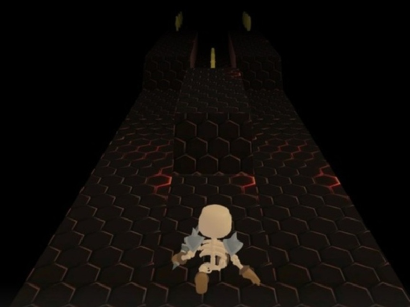 Jogo Skelton Boss Runner  online
