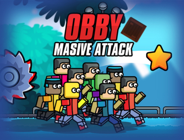 Jogo Obby ataque maciço  online