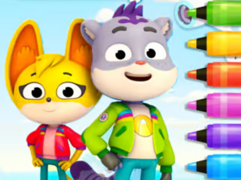 Jogo Livro para colorir: casos de criatura  online