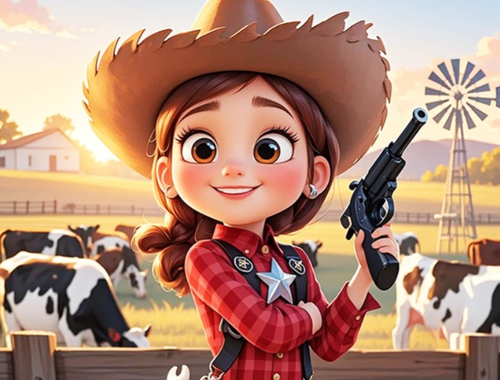 Jogo Encontre as diferenças: fazenda de vaca  online