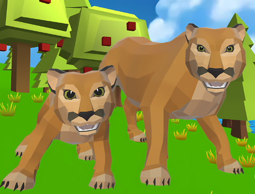 Jogo Simulador de puma: grandes gatos  online