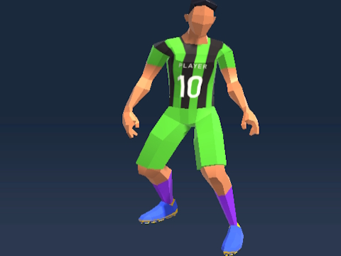 Jogo Rush de futebol 3D  online