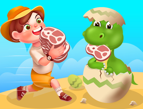 Jogo Dragon Island Idle 3d  online