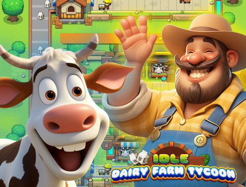 Jogo Magnata da fazenda de laticínios ociosos  online