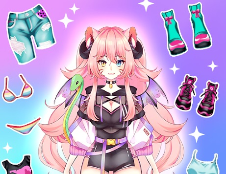 Jogo Vestir de anime moe  online