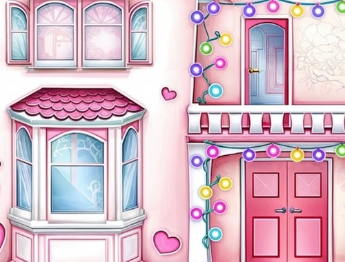 Jogo Design da casa de bonecas  online