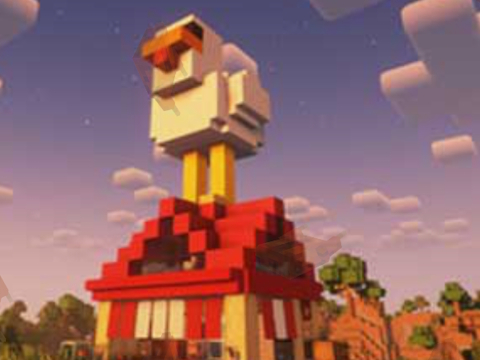 Jogo Frango Minecraft Lava 2  online