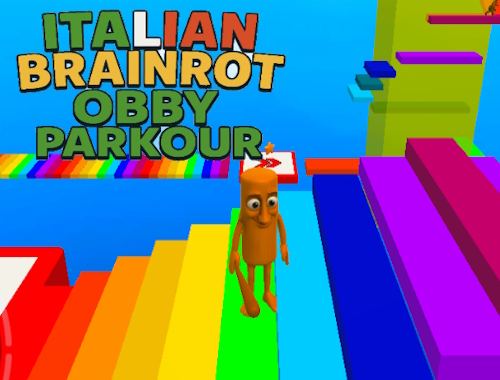 Jogo Italiano Brainrot Obby Parkour  online