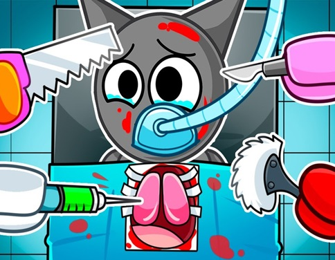 Jogo Spunki faz uma cirurgia  online