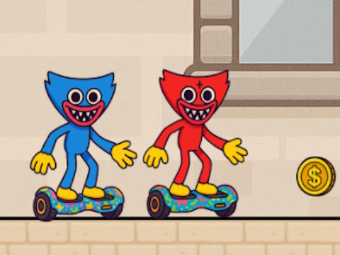 Jogo Red e Blue Hugli Wugli  online