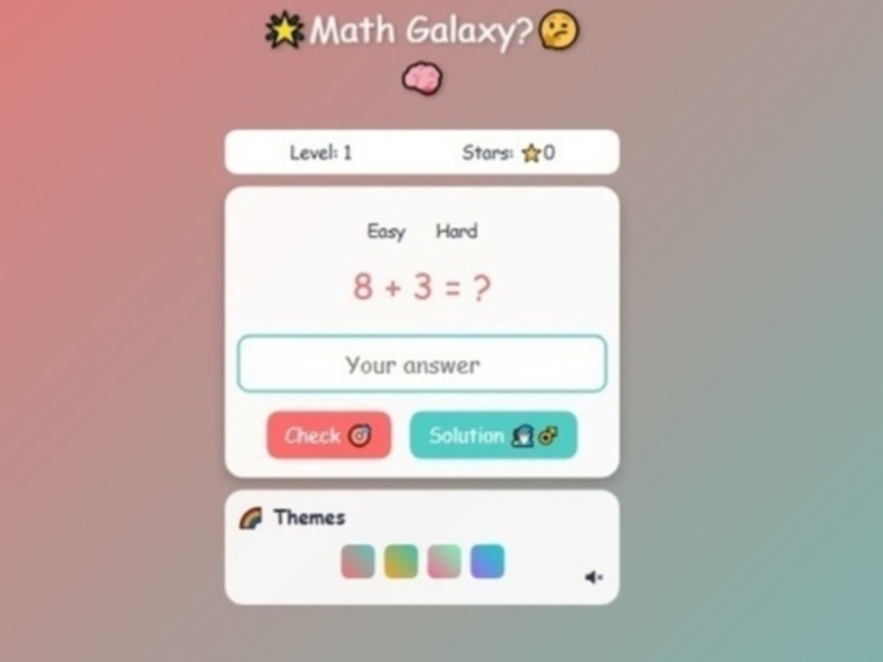 Jogo Galaxia de matemática  online