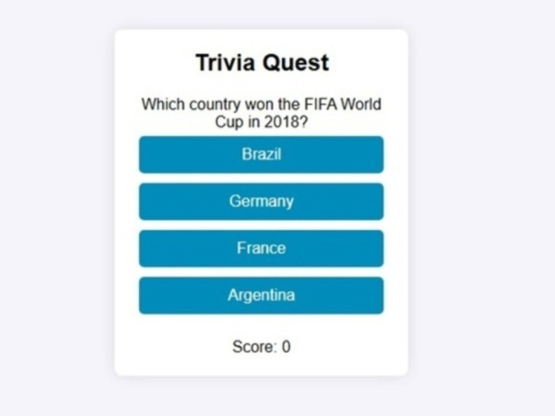 Jogo Trivia missão  online