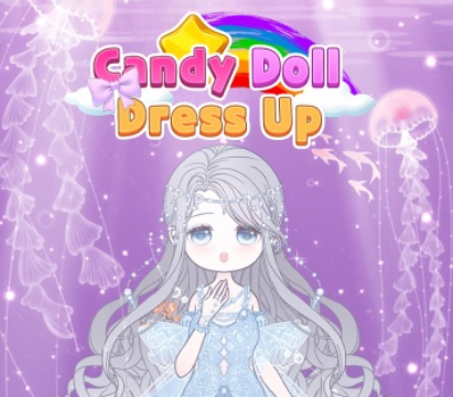 Jogo Candy Doll Dress Up  online