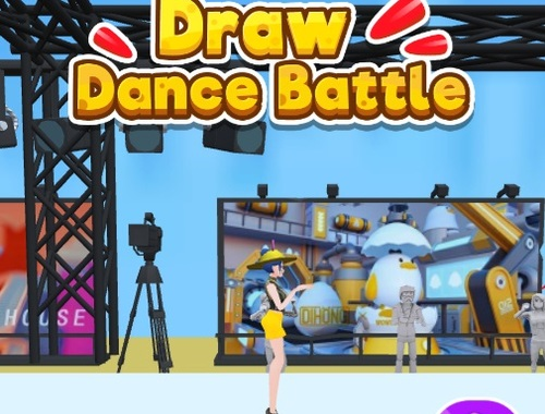 Jogo Desenhe batalha de dança  online