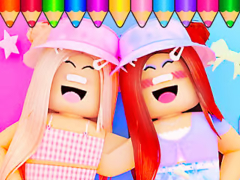 Jogo Livro para colorir: Roblox Bestie  online