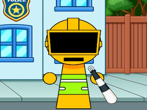 Jogo Sprunki Policeman for Kids  online