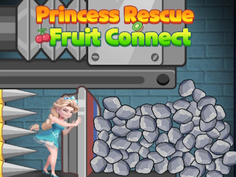 Jogo Princess Rescue Fruit Connect  online