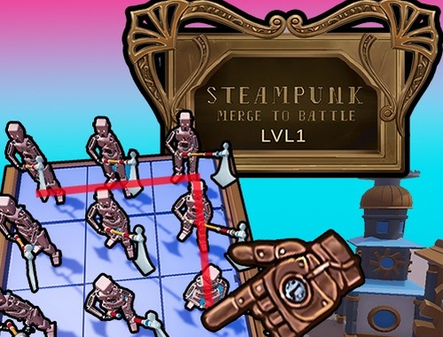 Jogo Steampunk se fundem para a batalha  online