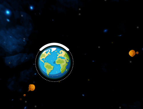 Jogo Proteger a terra  online