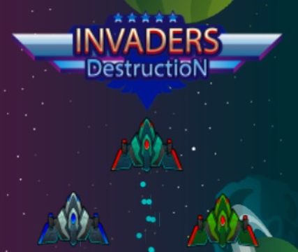 Jogo Destruição invasores  online
