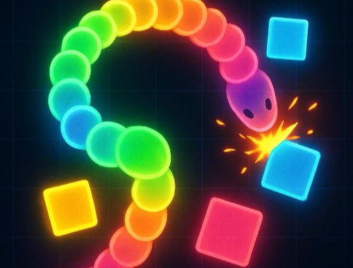 Jogo Clash de cor com serpente de cobra  online