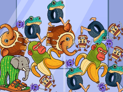 Jogo Brainrot italiano: os animais mesclam quebra -cabeça  online