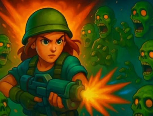 Jogo Zombie Auto Defense  online