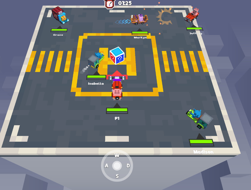 Jogo Corrida de demolição de carros de pára -choques  online