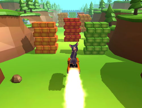 Jogo Carro de foguete Ratomilton  online