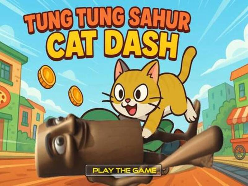 Jogo Tung Tung Sahur Cat Dash online