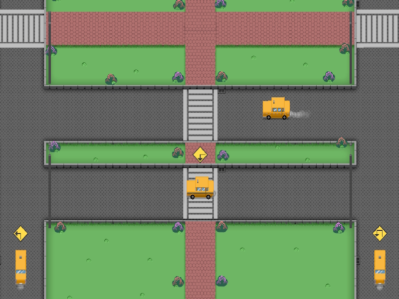 Jogo Cruzamento de tráfego online