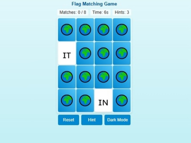 Jogo Edição de bandeira de correspondência de memória online