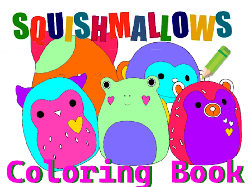 Jogo Livro para colorir squishmallow online