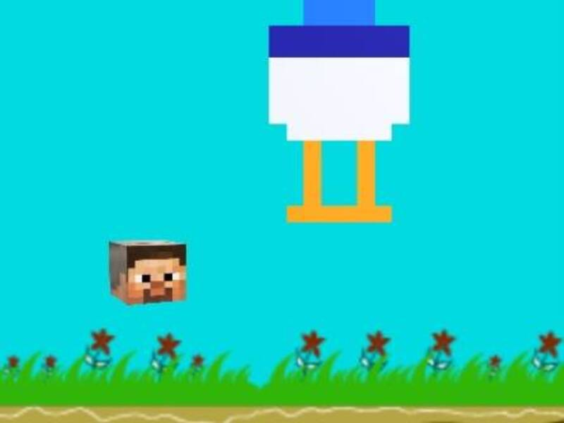 Jogo Jockey de galinha minecraft online