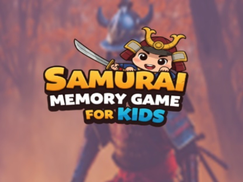 Jogo Jogo de memória samurai para crianças online