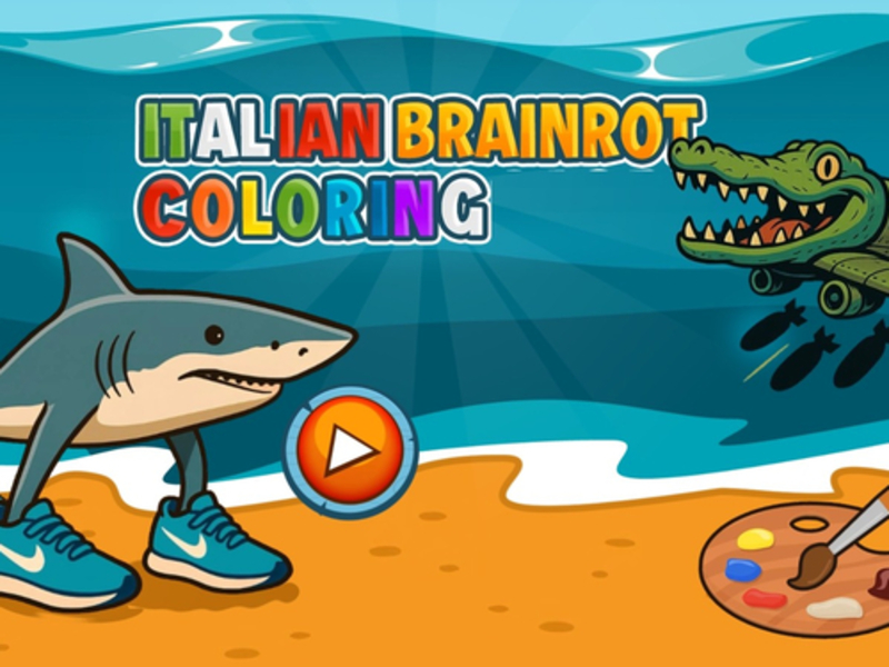Jogo Coloração italiana do cérebro online