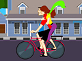 Jogo Beijo de bicicleta  online
